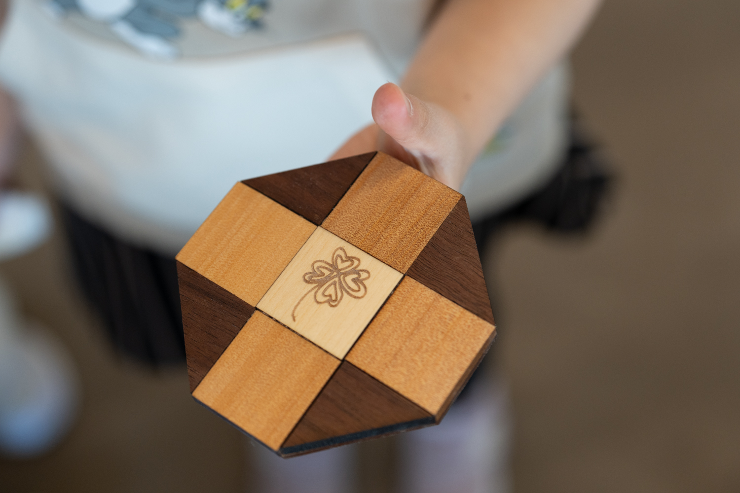 イベントレポート｜レーザーカッター体験「寄せ木コースター」